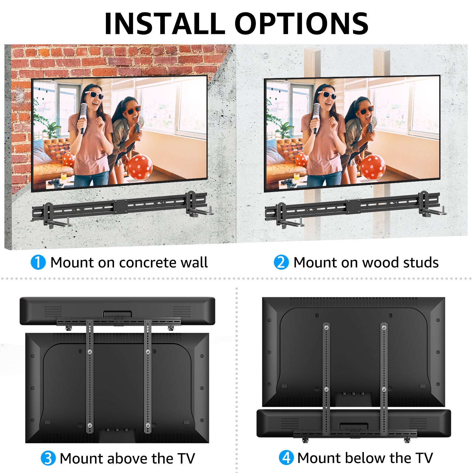 Universal Soundbar Mount Sound bar Bracket MU9122