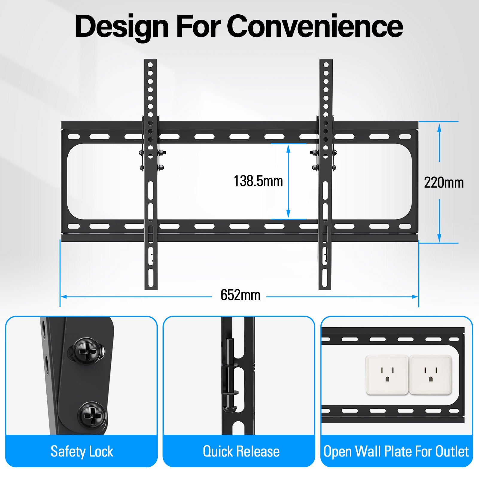 Tilting TV Wall Mount for Up To 75" Tvs MUT0053