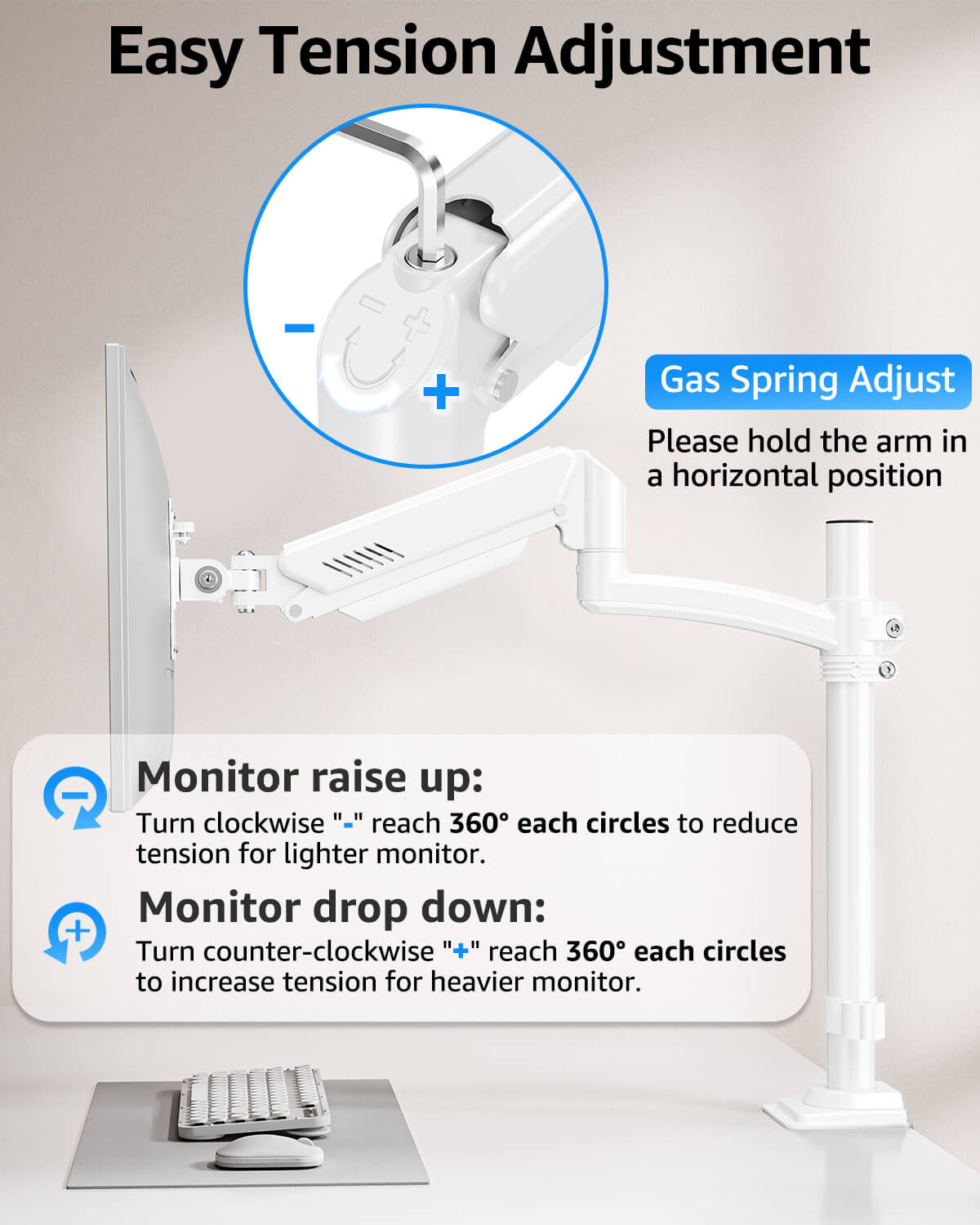 Freelift Dual Monitor Desk Mount for Max 32'' Monitors MUA6016W