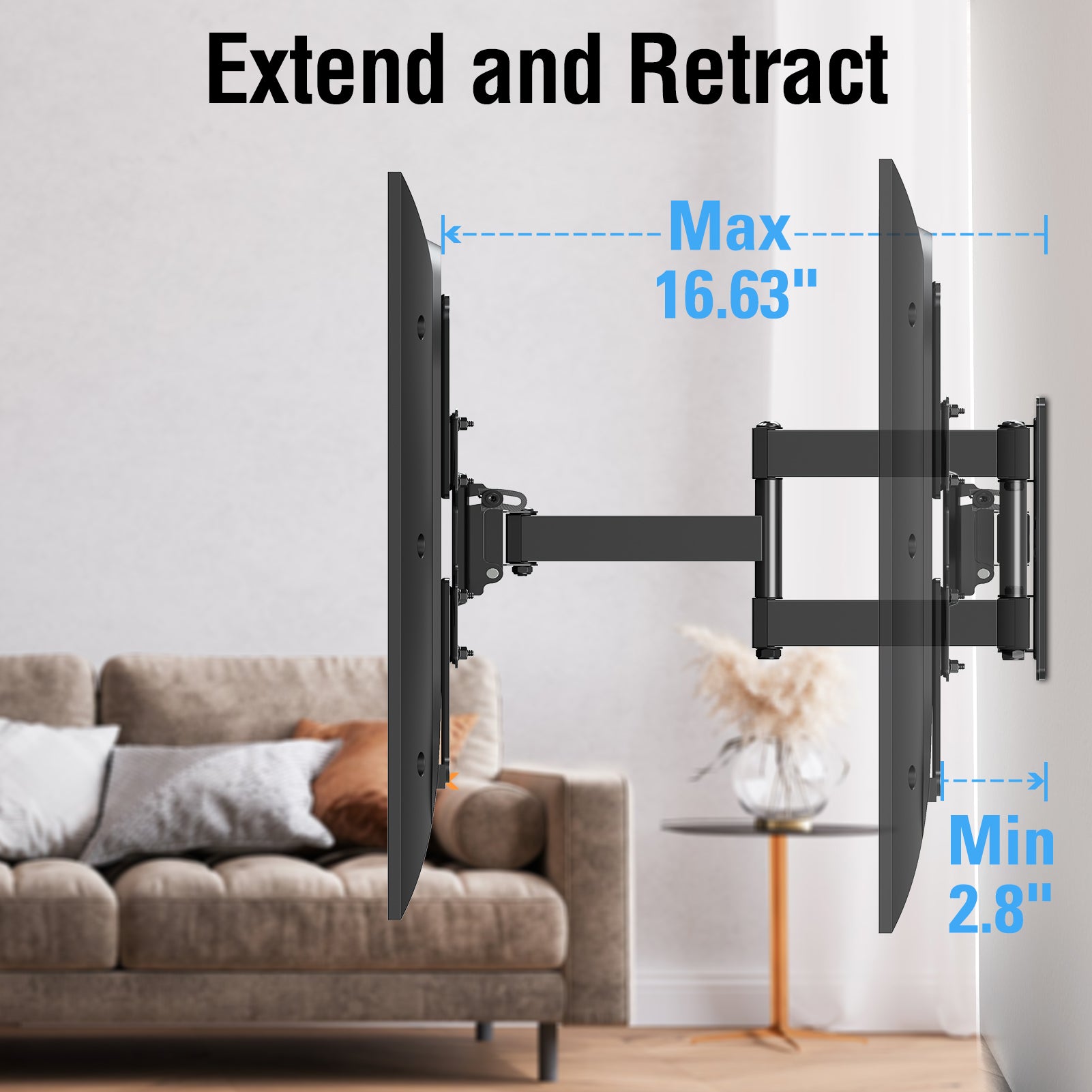 Full Motion TV Wall Mount for 20''-60" TVs MUT0065