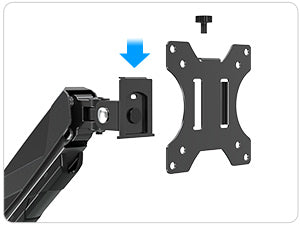 MOUNTUP Quick-release VESA Mounting