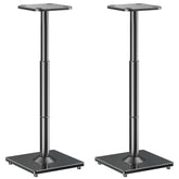 View Free Universal Speakers Stands Pair 28.3" to 37.4" Height Adjustable Audio Stand VF9132-L