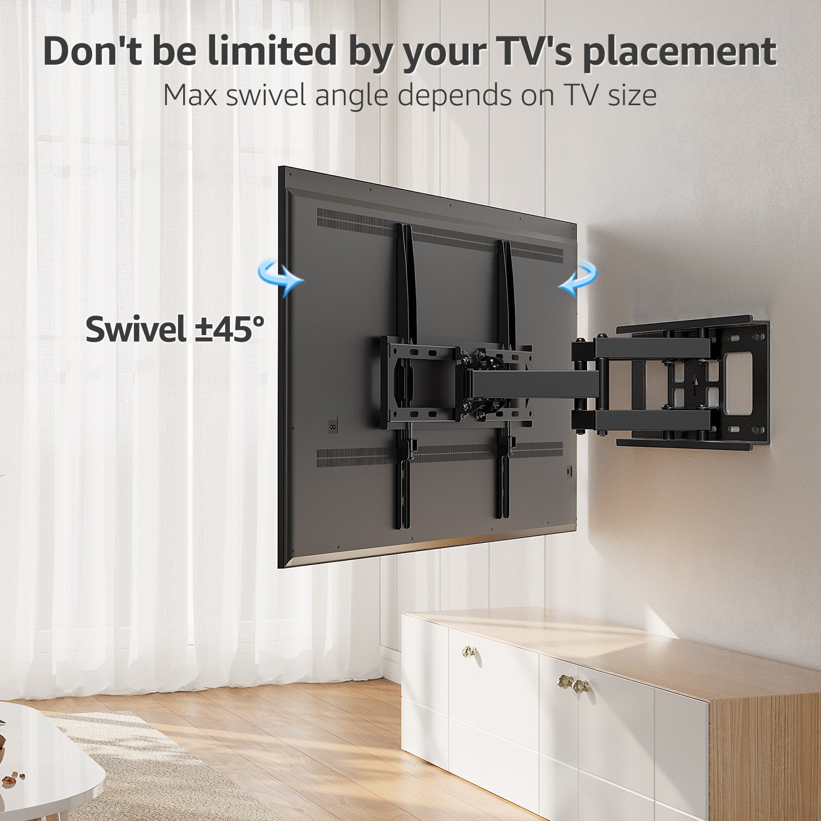 Full Motion TV Wall Mount for 32''-65'' TVs MUT0010