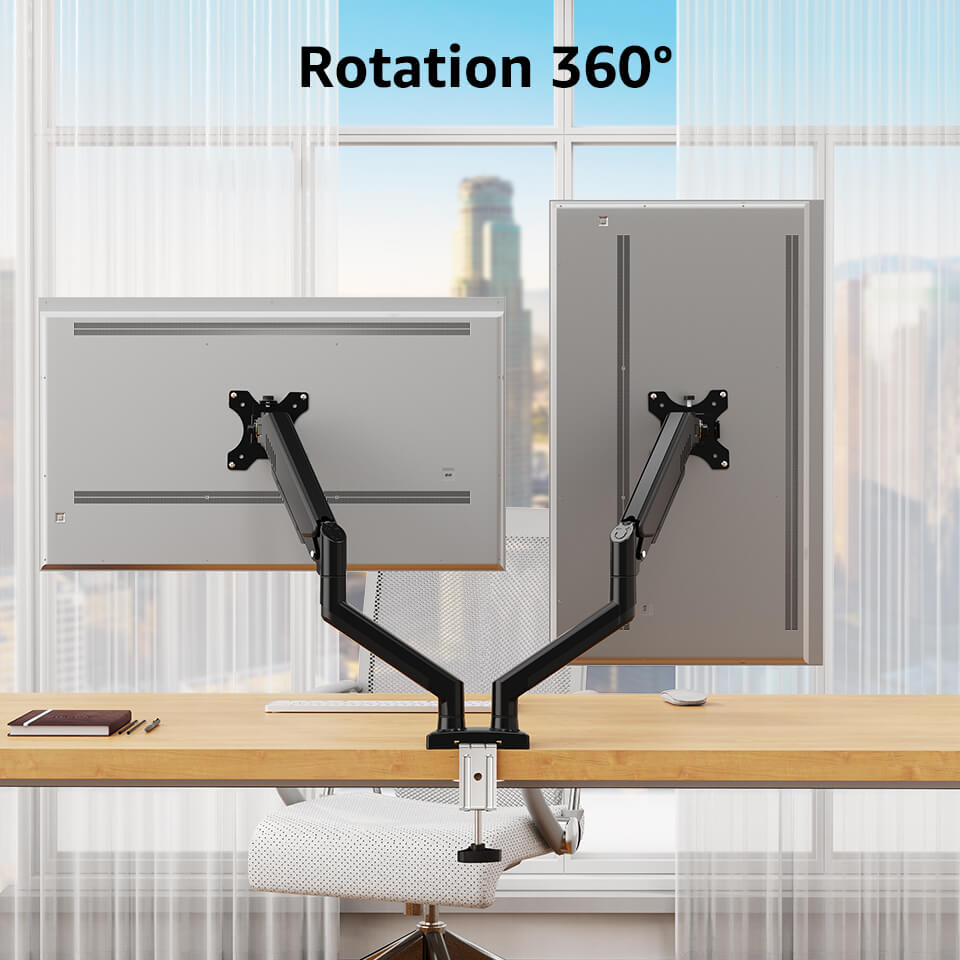 Dual-Monitor-Tischhalterung für maximal 32-Zoll-Monitore MUA0005