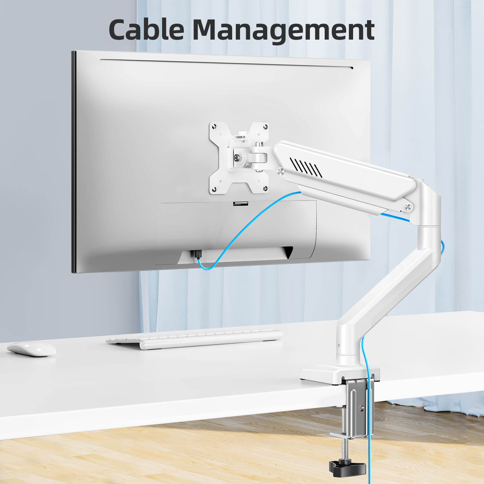 Freelift Single Monitor Desk Mount for 13''-32'' Monitors MU8013W
