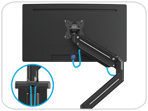 monitor mount cable management