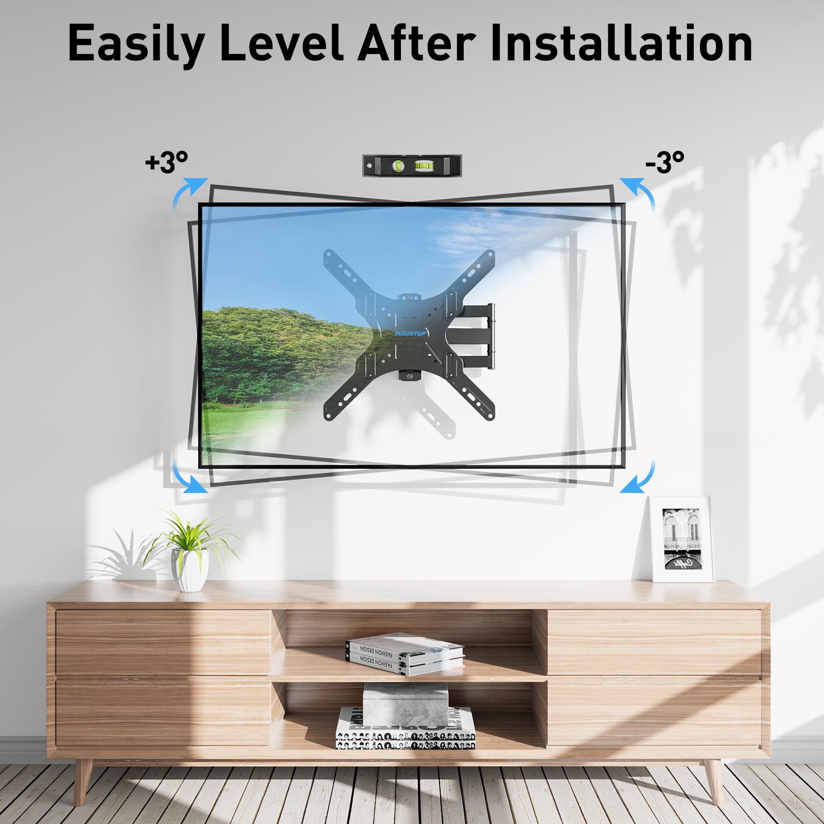 Full Motion TV Wall Mount For 20"-60" TVs MUT0020