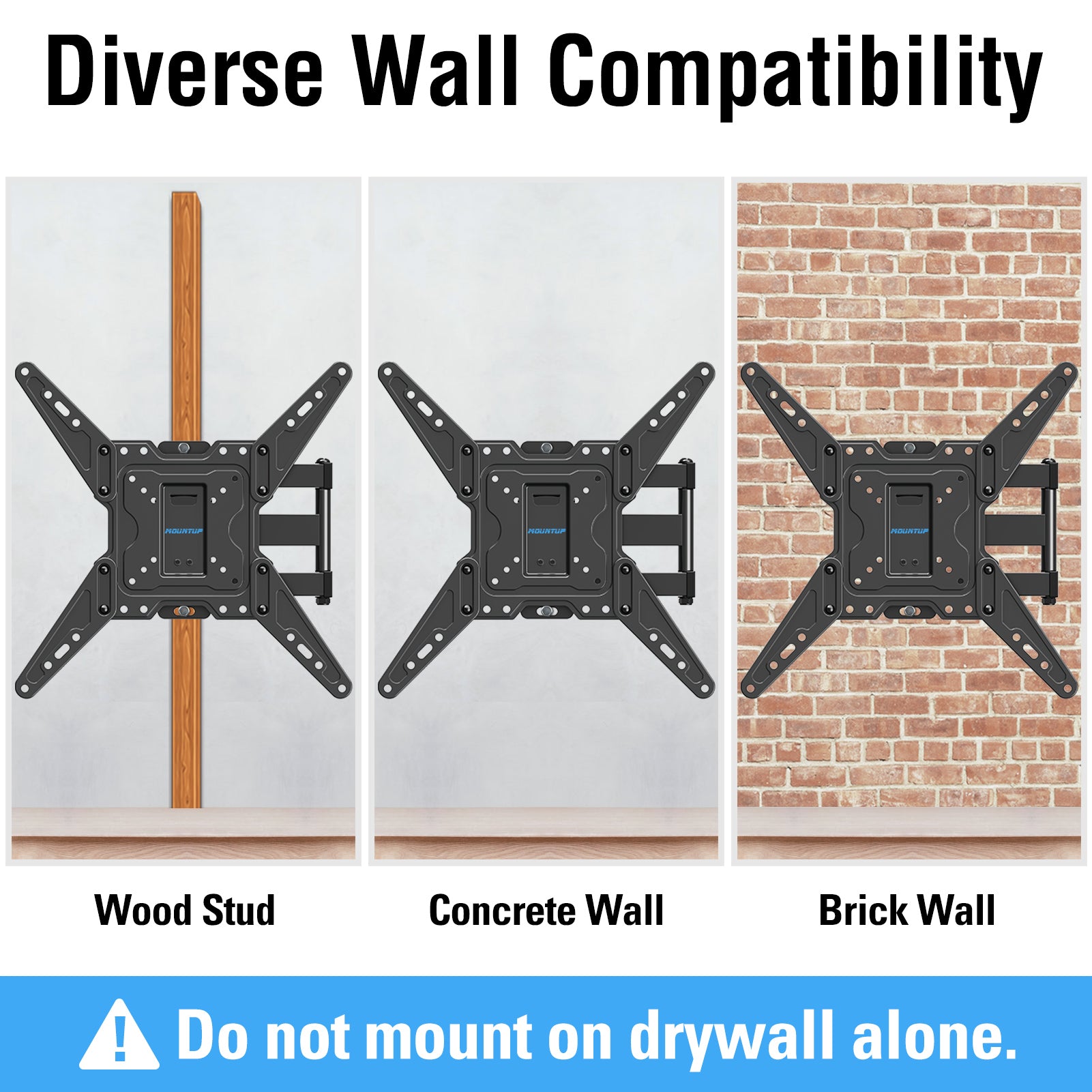Full Motion TV Wall Mount for 20''-60" TVs MUT0065
