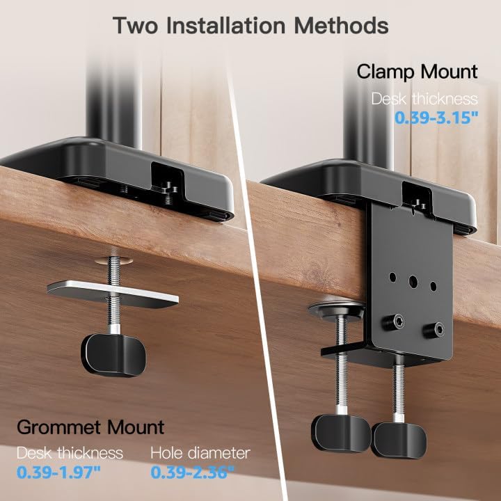 Soporte de escritorio para monitor único para monitores de 17''-32'' MU0025-MA09