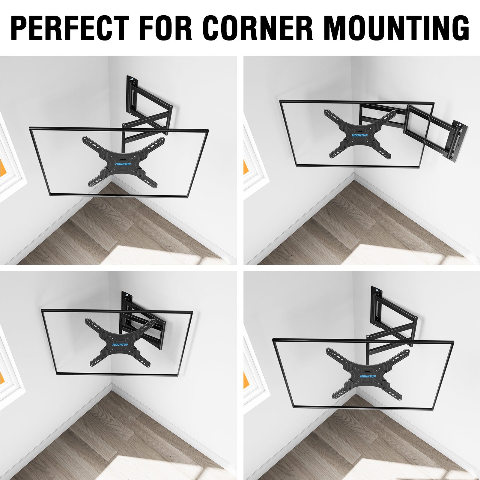 Brazo largo para soporte de TV de movimiento completo para televisores de 26 "-65" MUT0047
