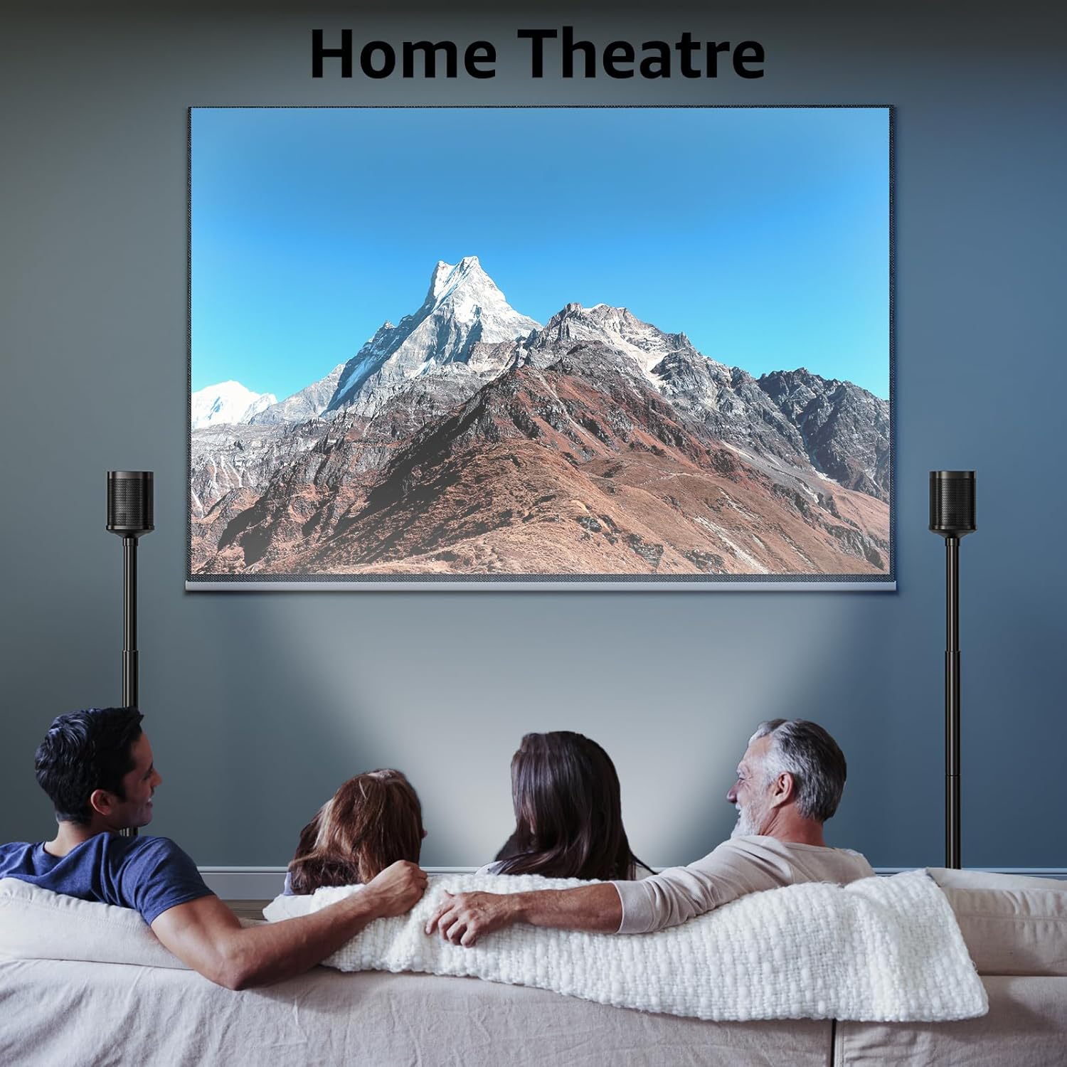 MOUNTUP Universal Adjustable Height Speaker Stand MU9134