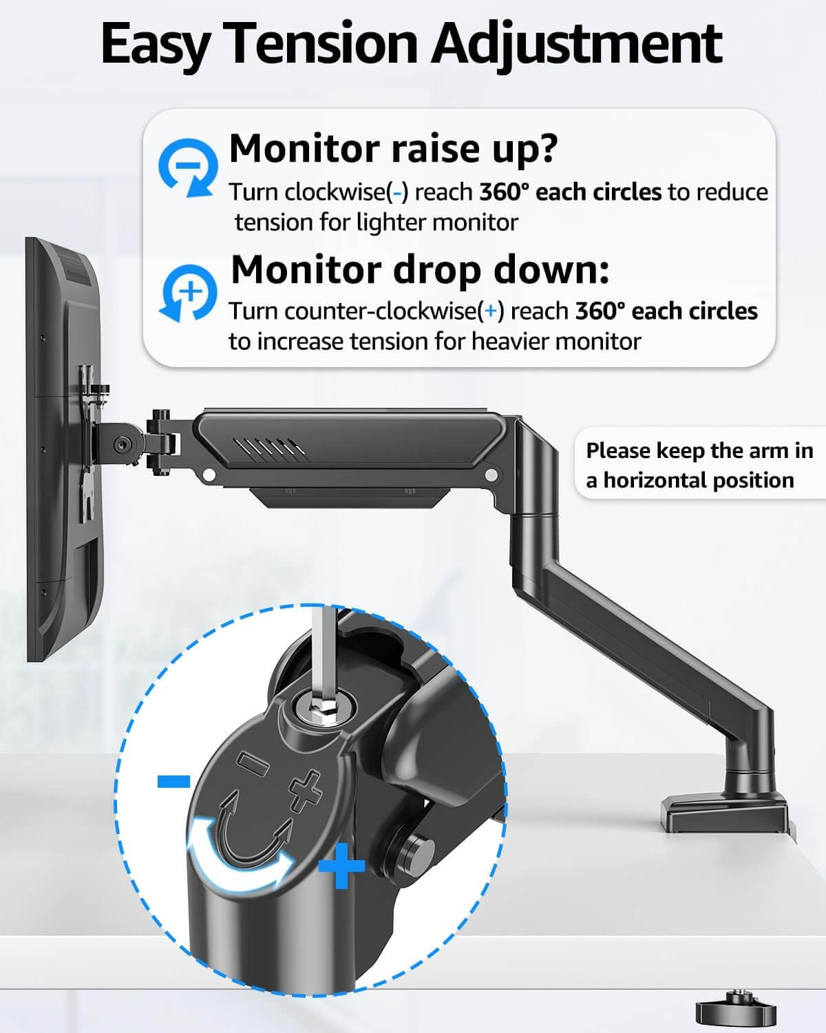 Dual-Monitor-Tischhalterung für maximal 32-Zoll-Monitore MUA0005