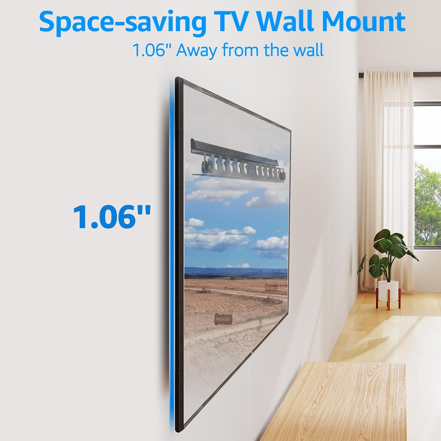 MOUNTUP Studless TV Wall Mount For 24" –65" TVs MU0061