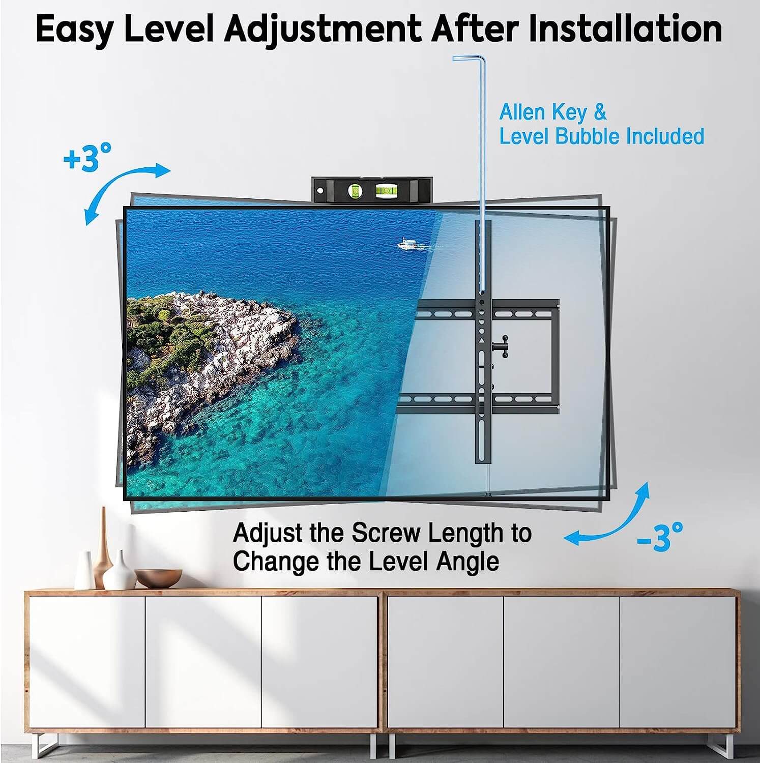 Tilting TV Wall Mount for 37''-86" TVs MU0017