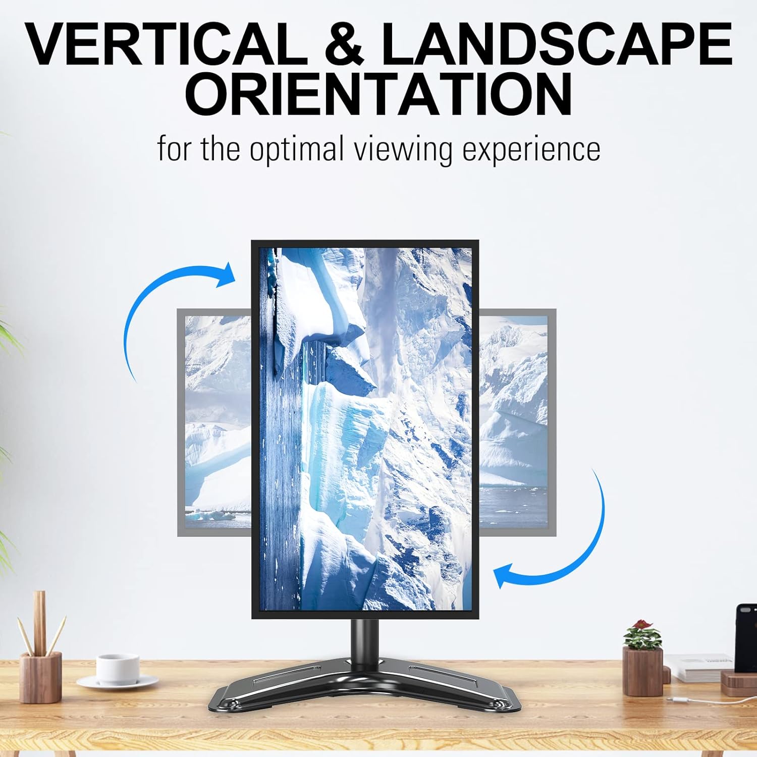 Single Monitor Desk Stand for 13''-32'' Monitors MU0023