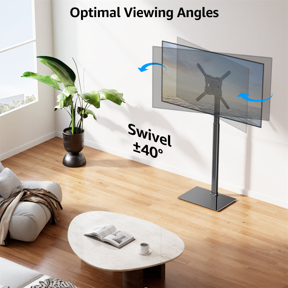 MOUNTUP 19''-70'' Floor TV Stand Swivel TV Mount MUT1103