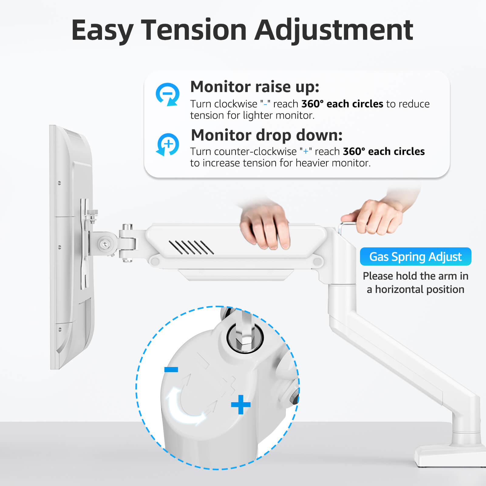 Freelift Single Monitor Desk Mount for 13''-32'' Monitors MU8013W