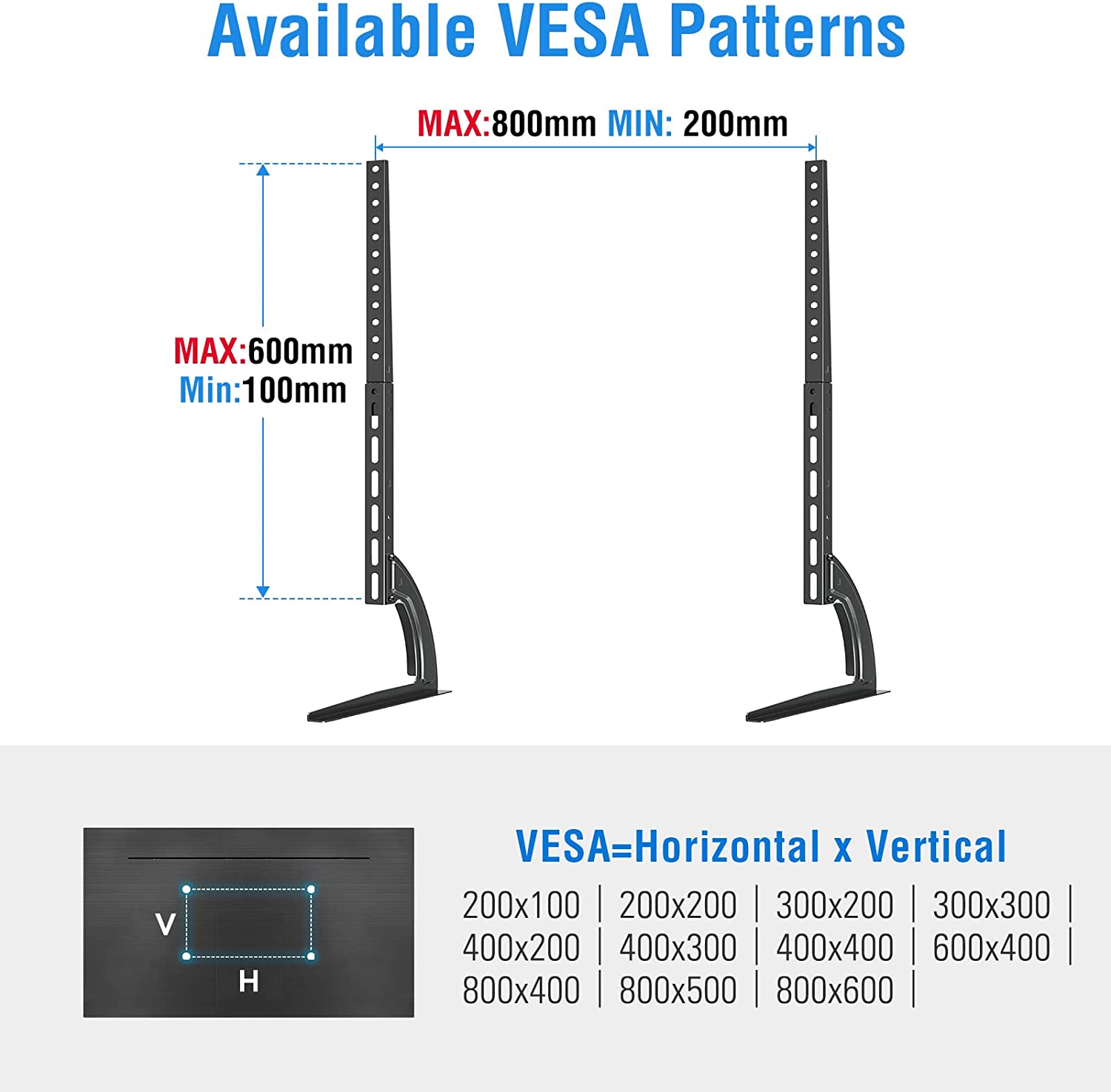 Soporte de Mesa Universal para TV de 27''-65'' MU1010