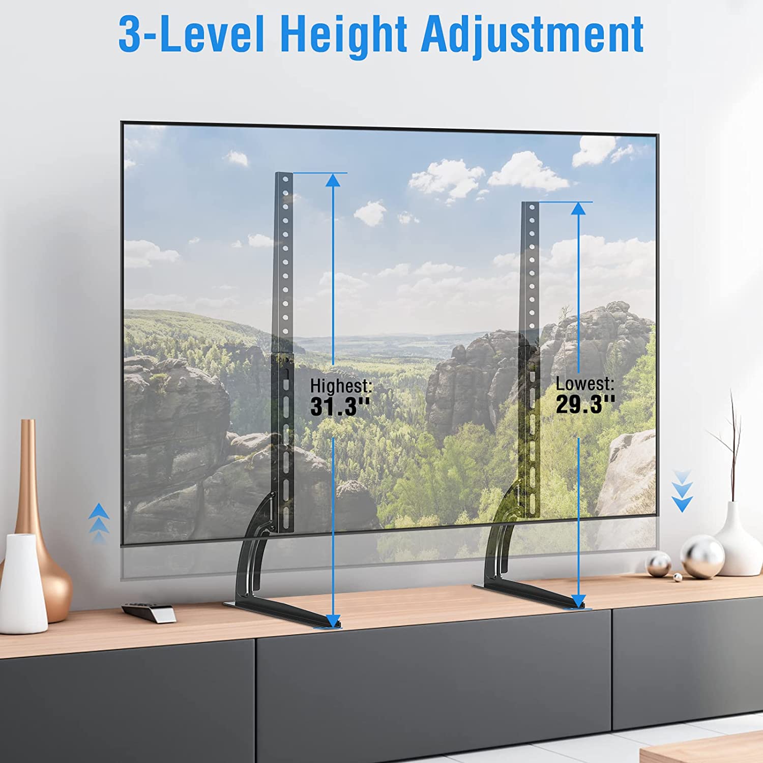 Soporte de Mesa Universal para TV de 27''-65'' MU1010