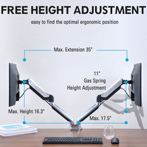 free height adjustment