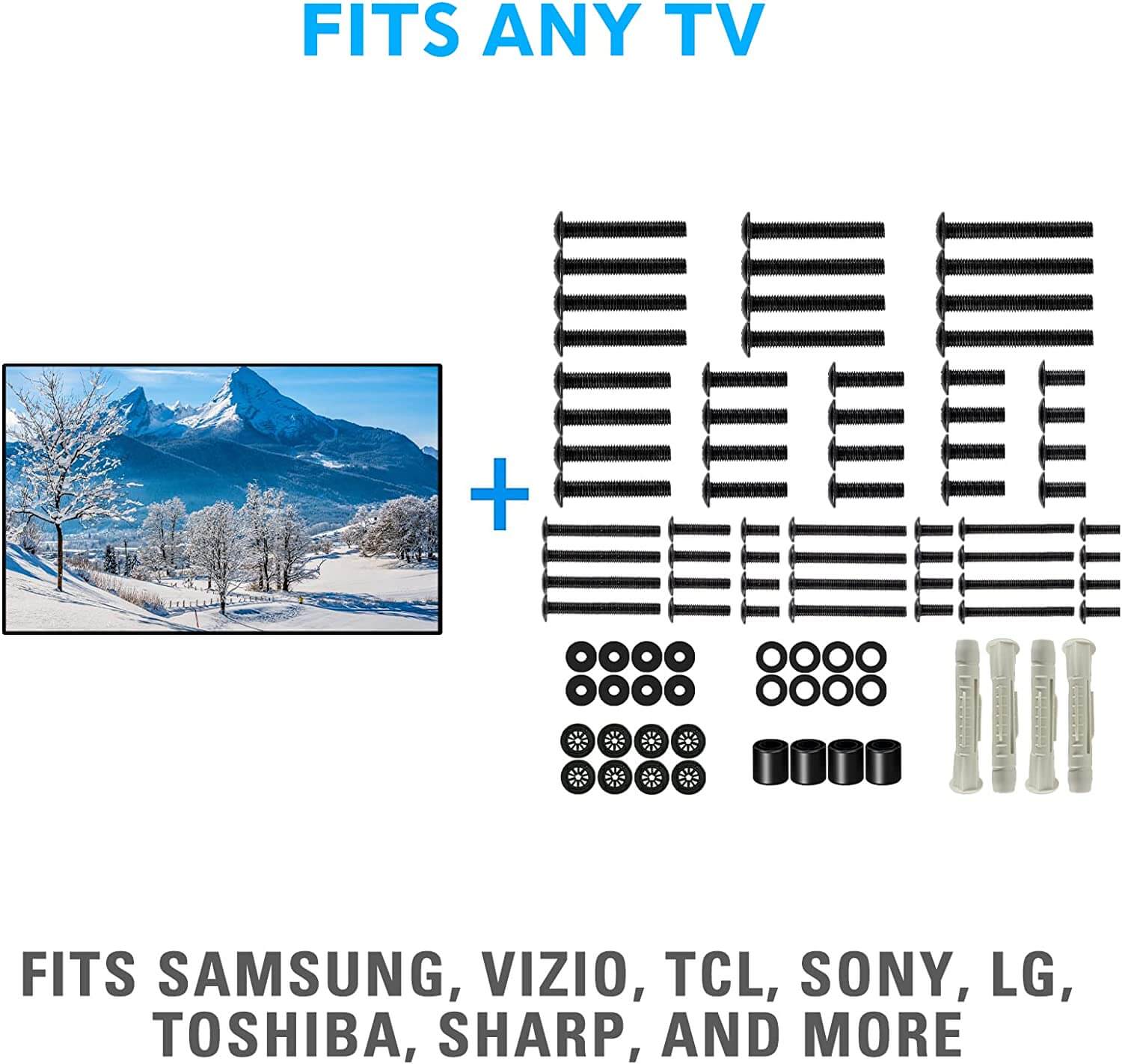 Universal TV Mounting Hardware Kit