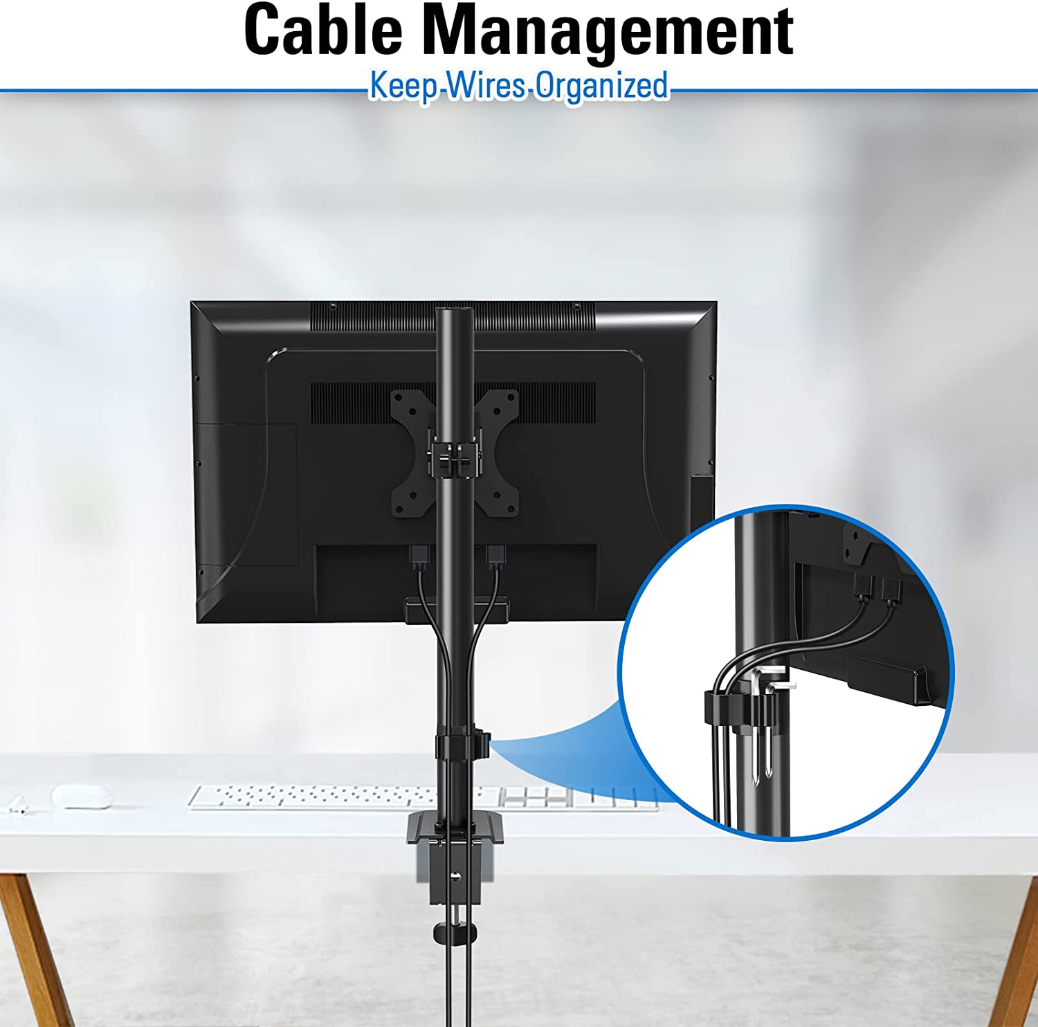 Single Monitor Desk Mount for 13''-32'' Monitors MU4003-A