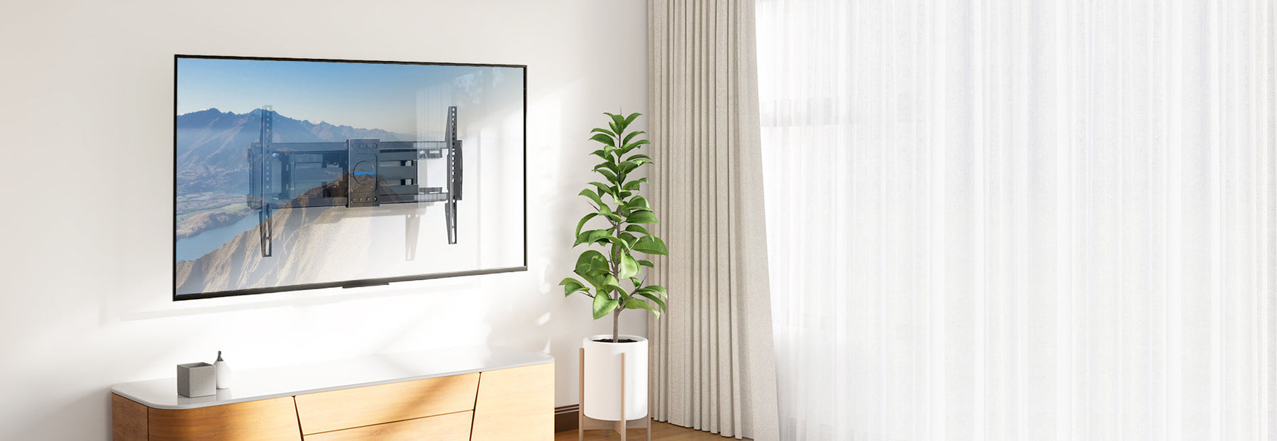 Full Motion TV Wall Mounts – MOUNTUP