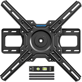 MOUNTUP Ultra-Slim & Rotating TV Wall Mount for Samsung The Frame/Neo QLED 8K/Neo QLED 4K Series, TV Mount 90 Degree Landscape to Portrait, Max VESA 400x400mm Hold up to 88 lbs MU0089
