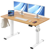 MOUNTUP 48x24" Electric Height Adjustable Standing Desk- Oak