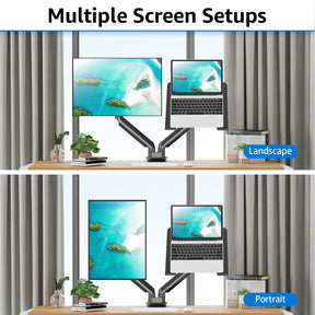 Laptop- und Monitorständer für 13''-17'' Laptops und maximal 32'' Monitore MUA4008