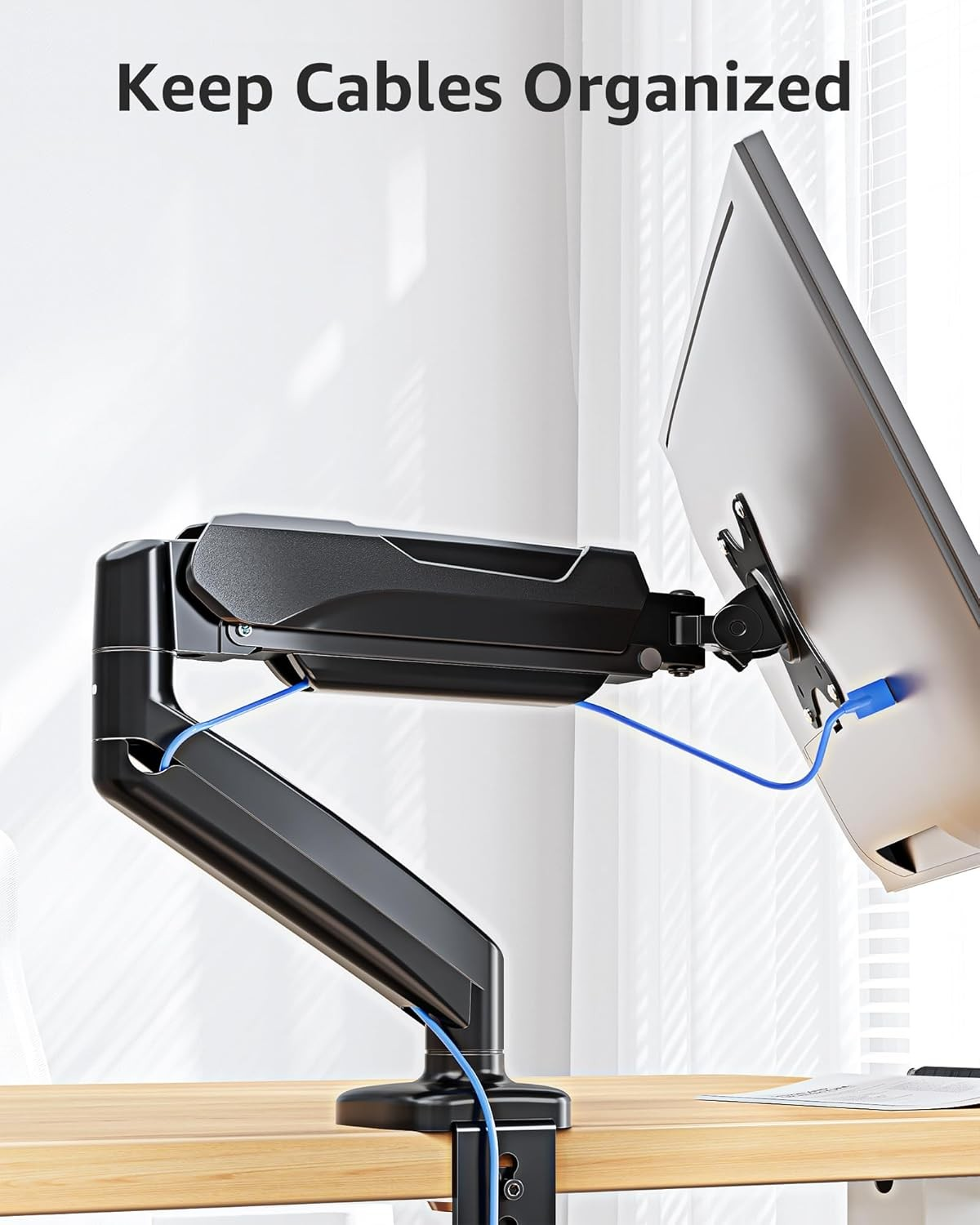 View Free Single Monitor Desk Mount for 13''-32'' Monitors VF0004