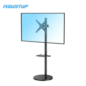 MOUNTUP Monitor Floor Stand Hold Up To 15kg/33lbs TV Mount Cart MUT1101