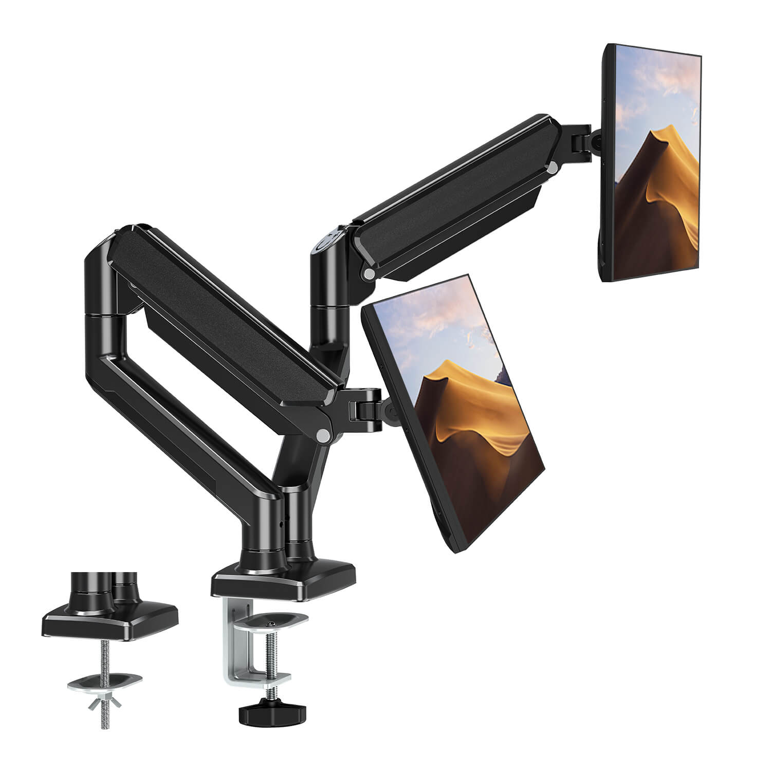 Dual Monitor Desk Mount for 14"- 32'' Monitors MUA8006B