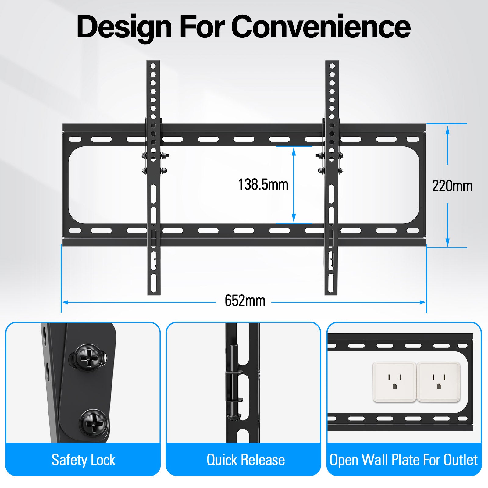 Tilting TV Wall Mount for Up To 86" Tvs MUT0053