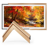 VueFrame TV Frames Deco Alloy Bezel Only for Samsung The Frame TVs, Modern & Minimalist Styles from TV to Art, Interchangeable Bezels for Home Decor, Easy Installation