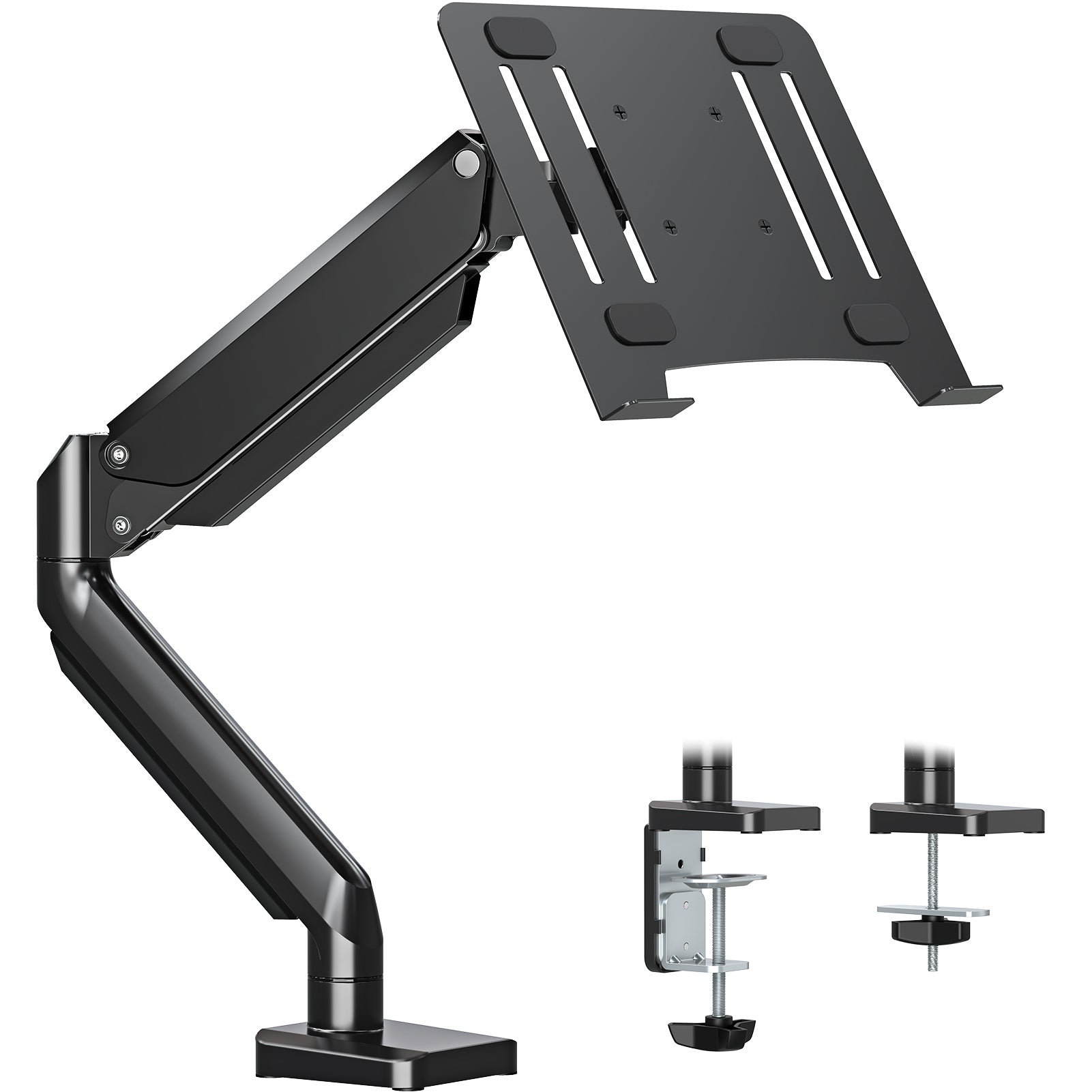 MOUNTUP Soporte de brazo para computadora portátil para escritorio con capacidad para 3,3-17,6 libras MU4007