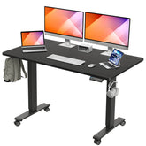 Electric Height Adjustable Standing Desk - Black