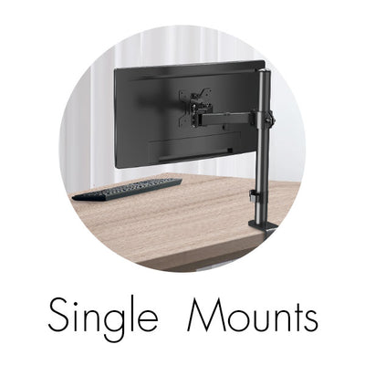 single monitor desk mount