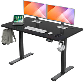 Height Adjustable Electric Standing Desk - Black MUD101