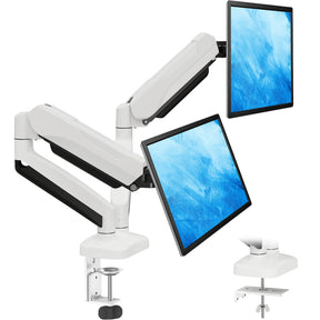 Dual Monitor Desk Mount for Max 32'' Monitors MUA0005-W