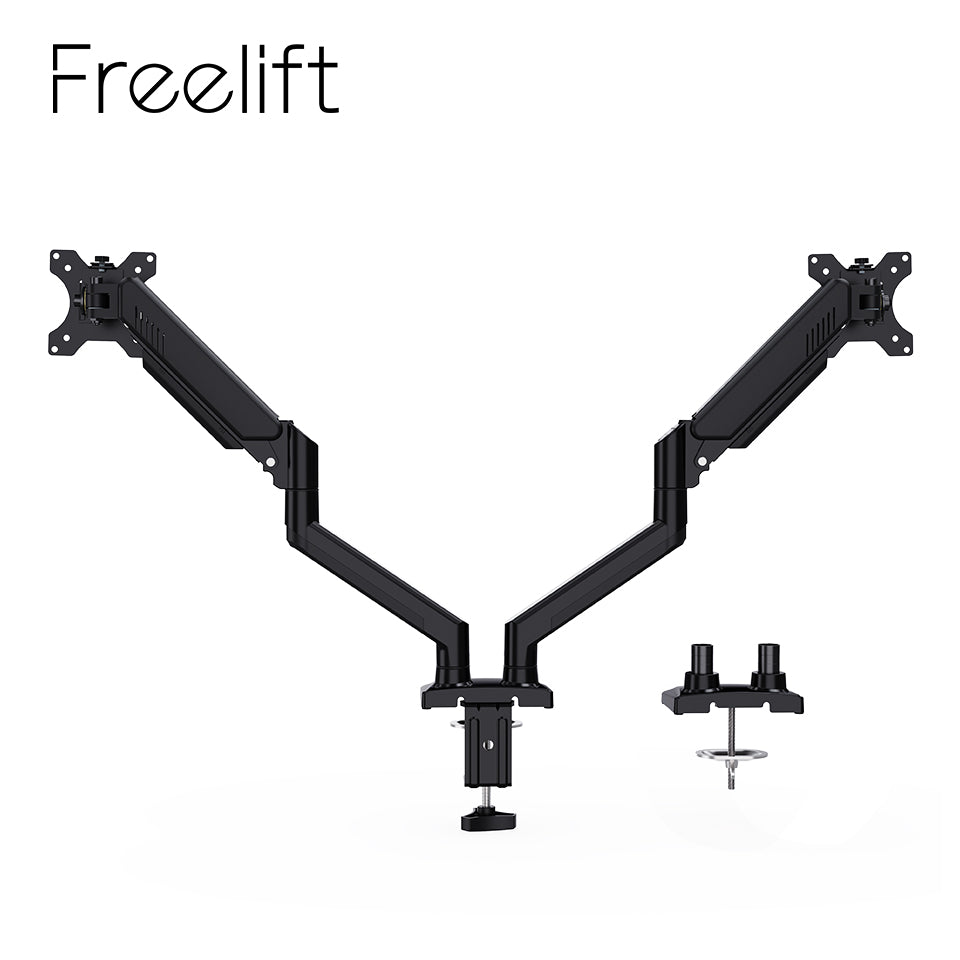 Freelift Dual Monitor Desk Mount for 13'' to 32'' Monitors MUA8014B