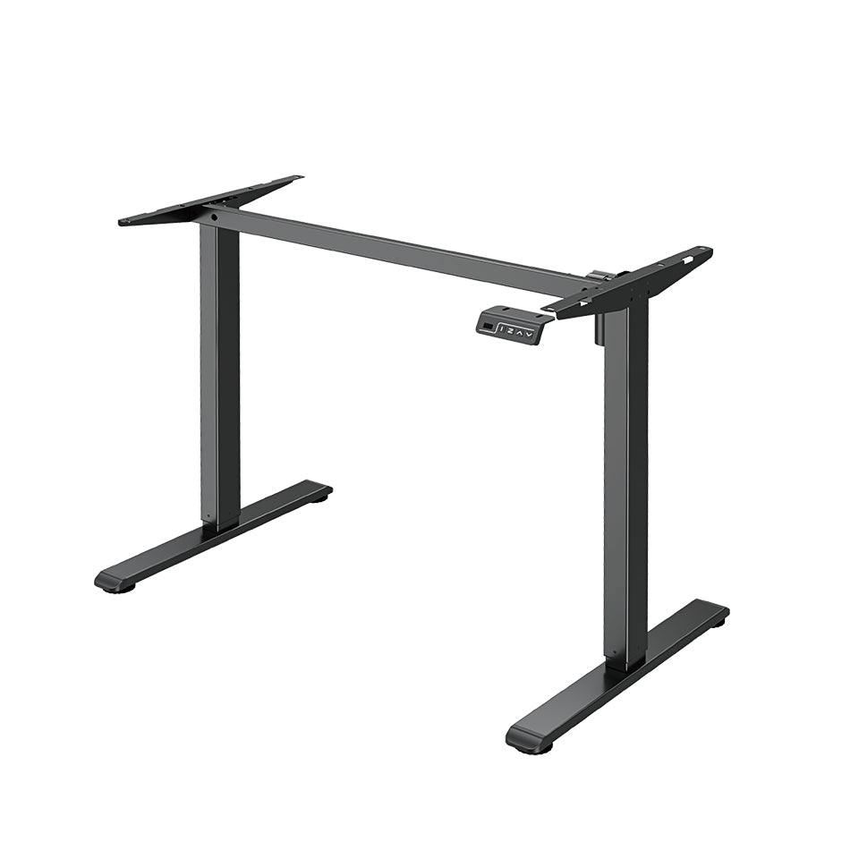 Standing Desk Frame Single Motor Electric Height Adjustable Desk Legs Black White Grey MUDL17
