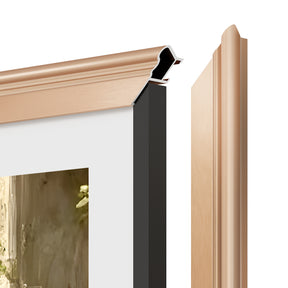 VueFrame TV Frames Deco Alloy Bezel Only for Samsung The Frame TVs, Modern & Minimalist Styles from TV to Art, Interchangeable Bezels for Home Decor, Easy Installation