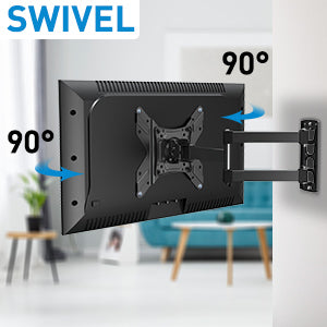 swivel tv wall mount - viewing comfort