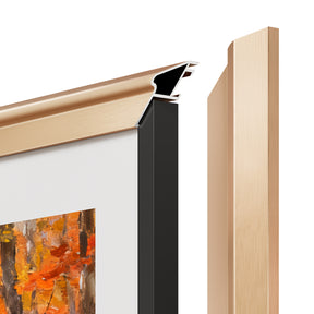 VueFrame TV Frames Deco Alloy Bezel Only for Samsung The Frame TVs, Modern & Minimalist Styles from TV to Art, Interchangeable Bezels for Home Decor, Easy Installation