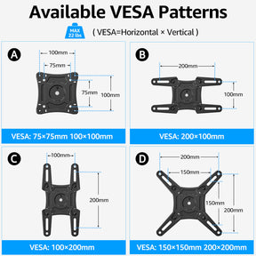 Full Motion Flip Down Ceiling TV Mount for 13''-40'' TVs MU0049-L