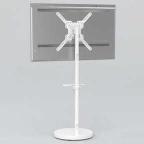 17''- 55'' White Monitor Floor Stand TV Mount & TV Cart MUT1109