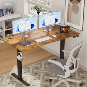 Electric Stand Up Desk Computer Standing Desk Office Height Adjustable MUDL1801