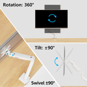 Einzelmonitor-Tischhalterung für 13''-32''-Monitore MUA0004