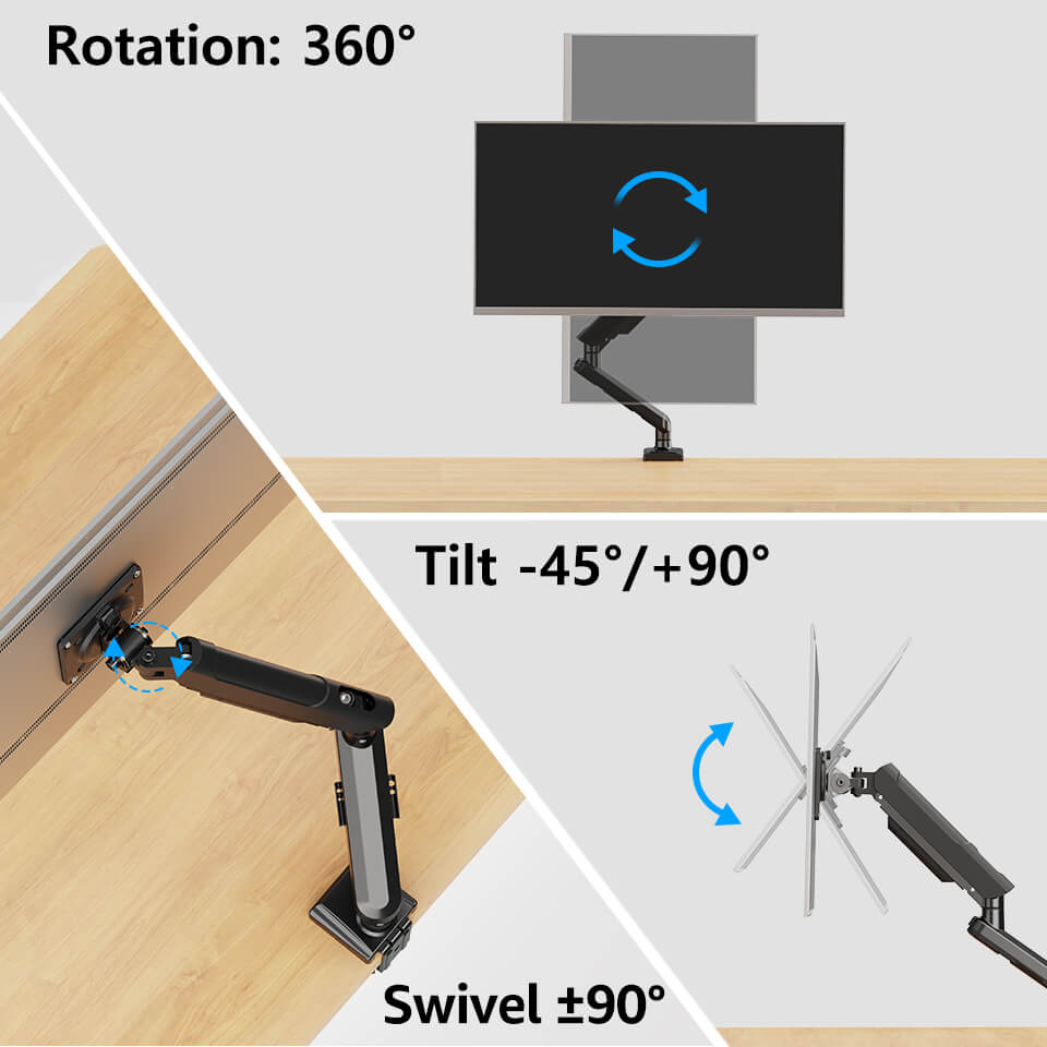 Soporte de escritorio para monitor único para monitores de 13''-32'' MP0004